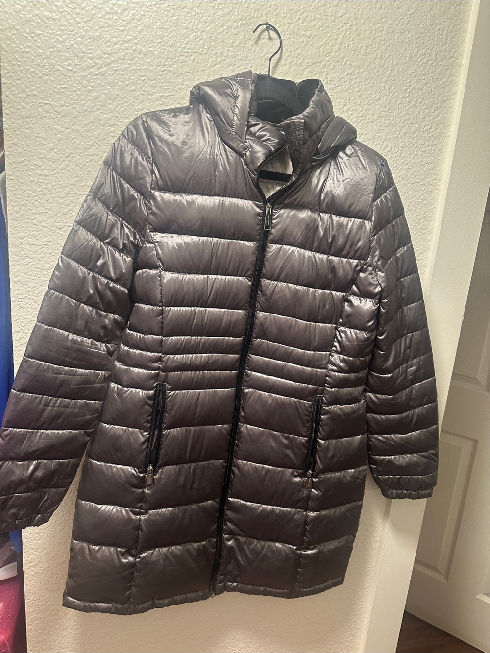 Andrew Marc Hooded Puffer Coat